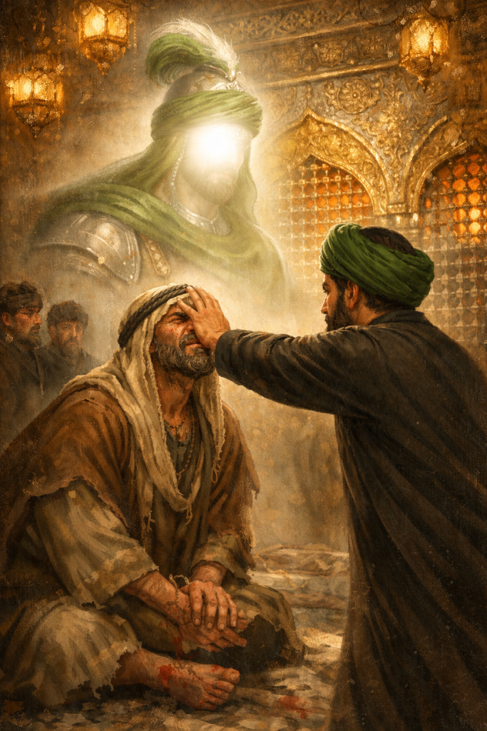 سیلی خادم حرم به حضرت اباالفضل العباس